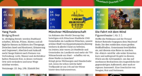 Programmflyer September bis Dezember 2026 jetzt erhältlich