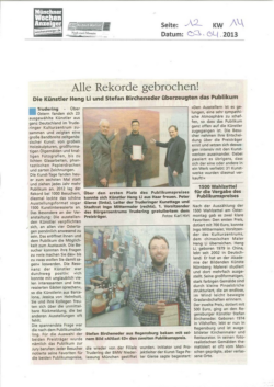 Pressebericht "Alle Rekorde gebrochen"