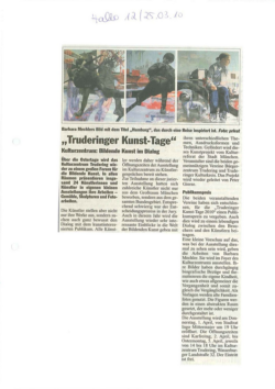Pressebericht "Truderinger Kunst-Tage"