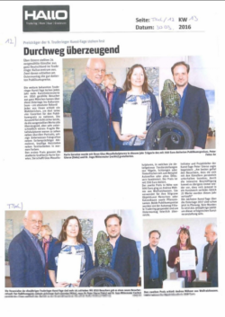 Pressebericht "Durchweg überzeugend"