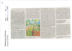 Pressebericht "Kulturtempel voller Überraschungen"