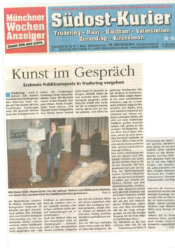 Pressebericht "Kunst im Gespräch"