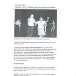 Pressebericht "Am 14. Oktober wieder das Tanzbein schwingen"