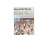Pressebericht "Sommerlicher Tanztee"